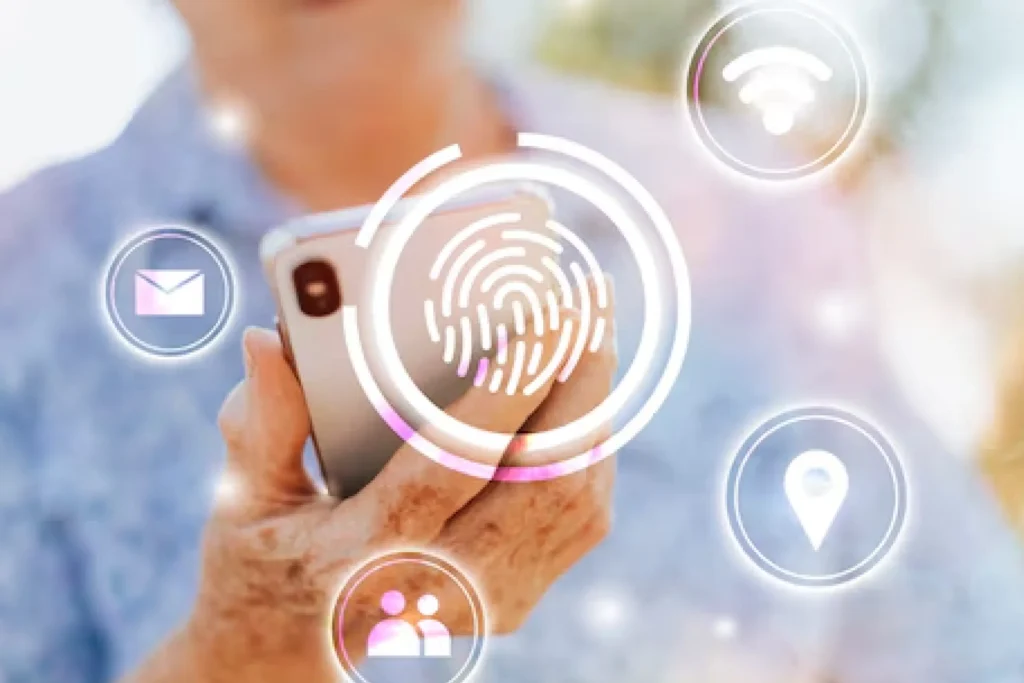 Gerenciamento de identidade e acesso com autenticação digital via biometria em dispositivo móvel