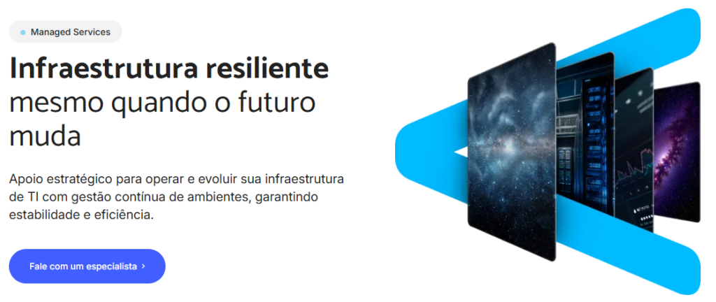 banner managed services wevy infraestrutura resiliente e gestão contínua de TI